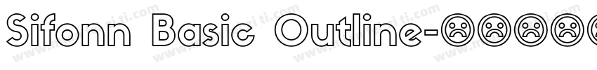 Sifonn Basic Outline字体转换
